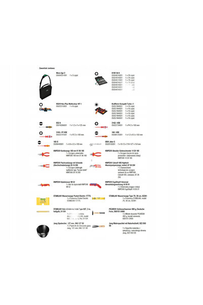 Wera Werk SET DE SCULE PENTRU ELECTRITIȘTI 2GO E 1, 73 PIESE + GEANTĂ 0513402...