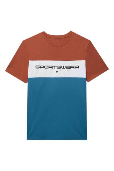 4F Tricou bărbătesc cu mânecă scurtă, mărimea S