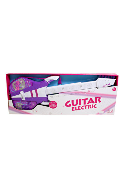 Midex Chitară electrică pentru copii 6 corzi MP3