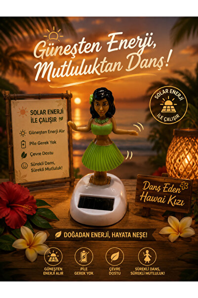 seymen bıçakçılık Solar Enerjili Dans Eden Hawaii Kızı – Güneş Enerjili Salla...