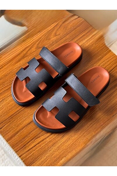 HERMES PARIS Chypre Mens Sandal Espom