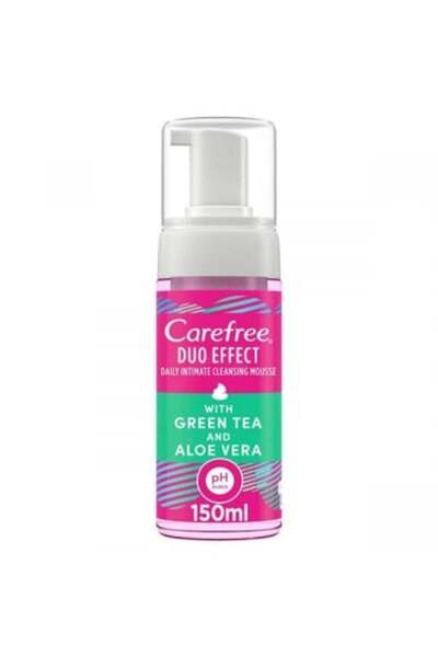 Carefree رغوة تنظيف المنطقة الحساسة بالشاي الأخضر والصبار من كيرفري , 150 مل