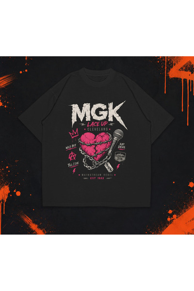 Grafftee Clothing Machine Gun Kelly Printed Unisex Oversize T-Shirt