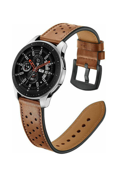 Tech-Protect Λουράκι Δερμάτινο Καφέ (Galaxy Watch 42mm)