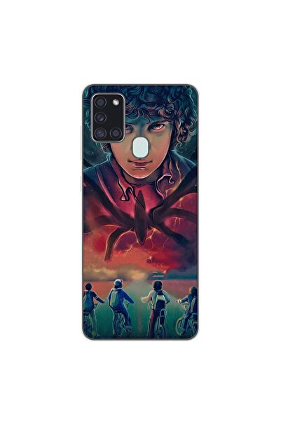 OEM Husa compatibila cu Samsung Galaxy A21s Silicon Gel Tpu Model Stranger Th...
