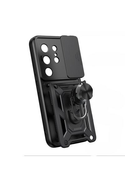 Ummeslem غطاء Vega المنزلق المتوافق مع حافظة Tecno Camon 50 المزودة بحامل مغن...