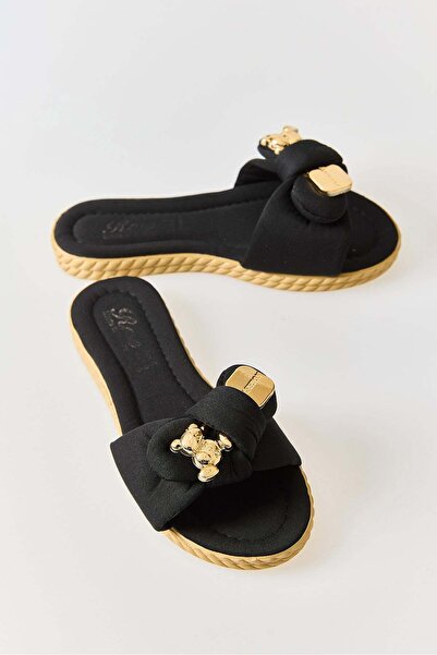 Raneel Kazançlı Alışveriş Women's Soft Sole Stylish Slippers with Accessories...