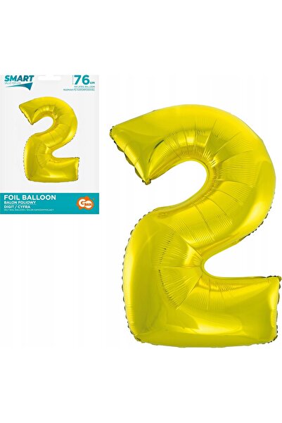 Godan Balon folie Smart, Numărul 2, auriu, 76 cm