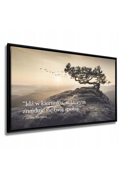 DecoWalls Pictura Pe Panza Cu Citat, DecoWalls, Rama American Box, Decoratie ...