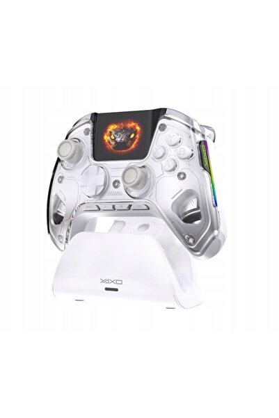 Kraft&dele Gamepad Yaxo Venom Blaze Apline White pentru PC, Nintendo Switch 2...