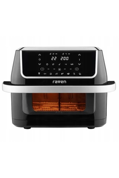 RAVENNE Friteuză fără ulei Raven EFN008 1800W 10L pentru Prăjire Coacere