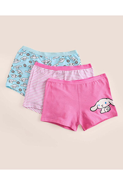 REDTAG Girls Assorted Boxers Pack Of 3