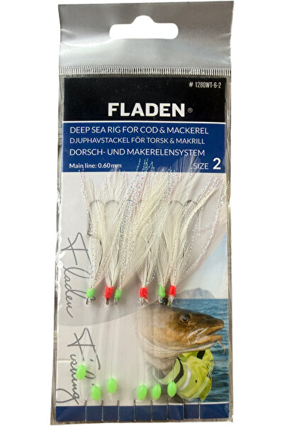 FLADEN USKUMRU-ÇİNEKOP-PALAMUT-BEYAZ ÇAPARİ 0.60mm no:2