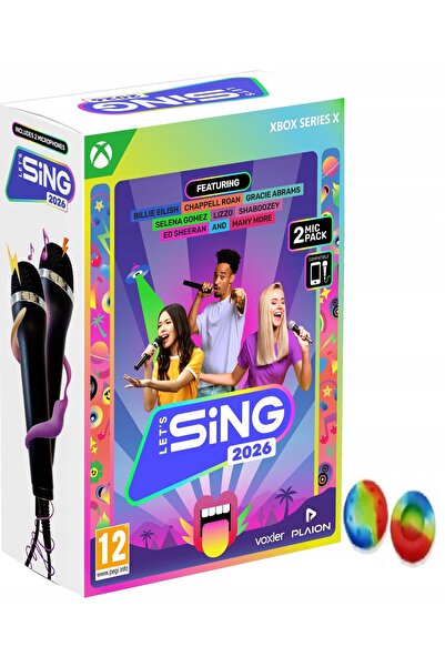 Kraft&dele Joc pentru Xbox Series X - Let's Sing 2026 + 2 microfoane