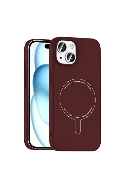 m.tk moveteck iPhone 15 Uyumlu Kılıf Kamera Korumalı Magsafe Şarj Özellikli U...