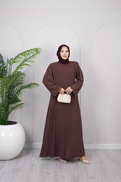 Dayfabric Taşlı Abaya | Kapiçino