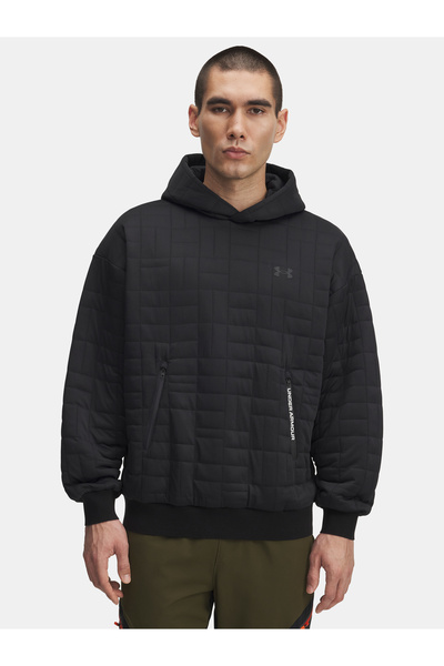Under Armour Hanorac bărbătesc UA Unstoppable Flc Txtr Hdy-BLK