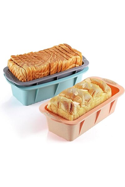 The Bros 3Pack Silicone Bread Loaf Pan, Non-Stick Bread Pans for Baking