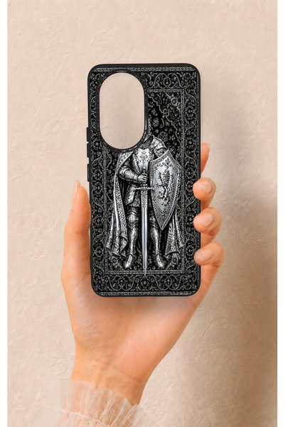 Vip Case Honor 200 5g Compatible Knight Pattern Silicone Case