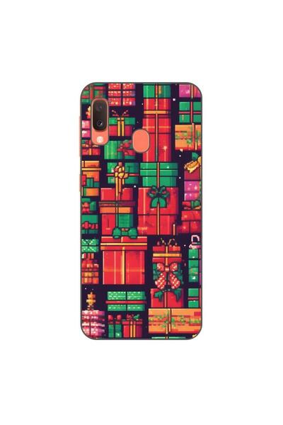 OEM Husa compatibila cu Samsung Galaxy A20e Silicon Gel Tpu Model Pixel Art G...