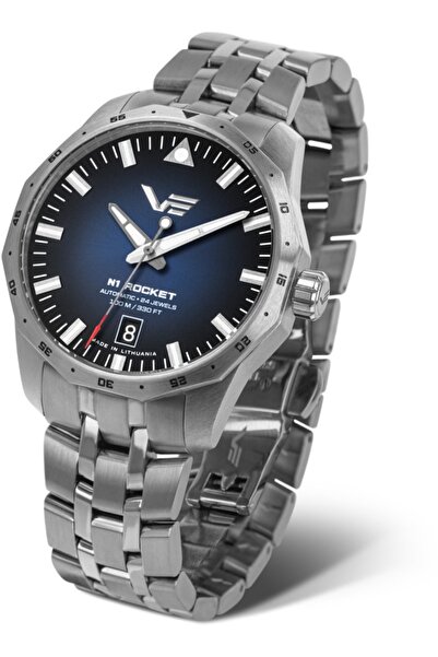 Vostok Europe Ceas clasic albastru marin pentru bărbați NH35A-125A748B