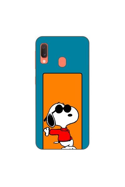 OEM Case compatible with Samsung Galaxy A20e Silicone Gel Tpu Model Snoopy