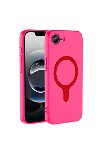 Nezih Case iPhone 16E / 17E Uyumlu Magsafe Sarj Destekli Soft Design Premium ...