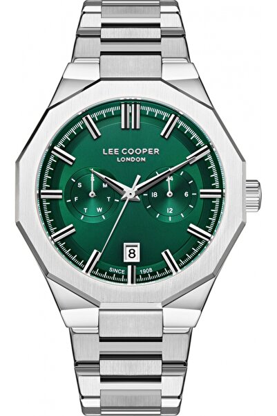 Lee Cooper Ceas bărbătesc LC08018.370, verde, la modă — ideal ca un cadou.