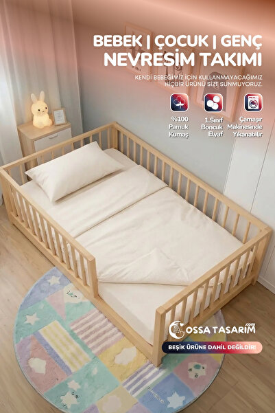 yasetex tasarım 100% Cotton Poplin Children's Youth Duvet Cover Set 3 Piece D...