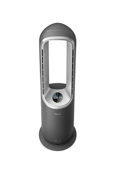 Philips ELVT Yapay Zeka Destekli 3'ü 1 Arada Hepa Isıtıcı Fan Akıllı Sensörlü Hava Temizleyici Cihaz Sessiz Koku Giderici Polen Toz Alerjen PM10