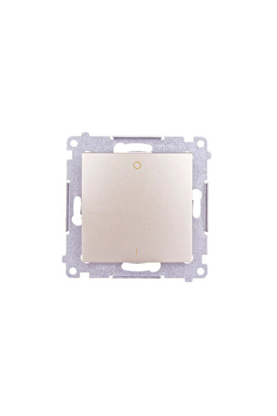 Kontakt-Simon Simon 54 Cuplaj dublu pol Conector rapid Gold Matt DW2.01/44