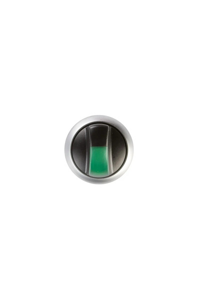 Eaton Comutator cu 2 poziții verde cu iluminare de fundal fără revenire autom...