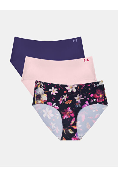 Under Armour Chiloți de damă Ua Pure Stretch Noshow Hipster-Print -