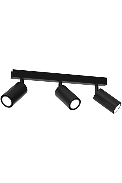 Milagro Lampă de tavan HUDSON BLACK 3xGU10