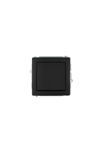 KARLIK Buton Deco cu un singur pol de instalare negru mat (12DWP-4.1)