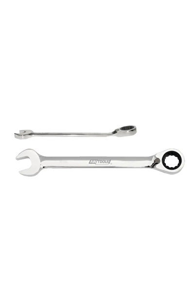 AwTools Cheie plată cu ochi cu clichet de 12mm cu comutator