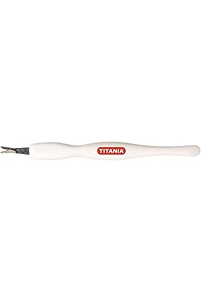 TİTANİA Cuticle Knife, Rust-Free, White, Pack of 1 (1 x 8 g)