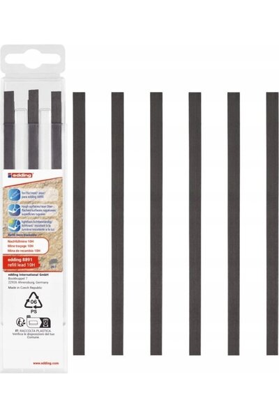 Edding Cartușe interschimbabile e-8891 EDDING, pentru creion e-8890, 10H, 6 b...