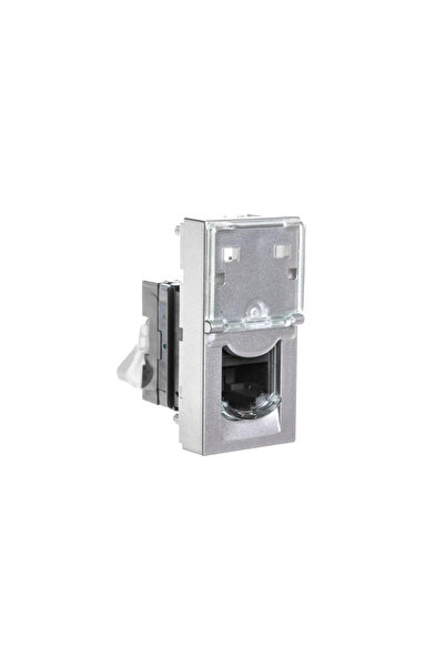 Legrand MOSAIC PC soclu unic RJ45 cat.6 UTP aluminiu 079461