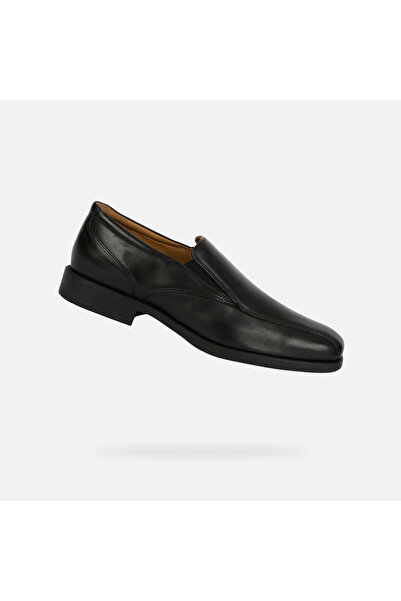 Geox Pantofi negri de ocazie pentru bărbați Uomo Federico