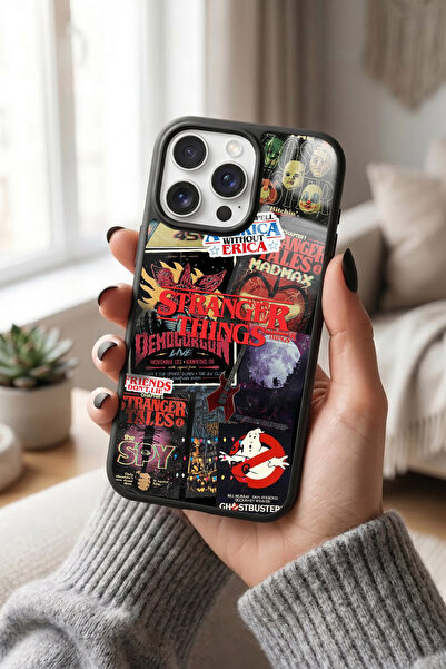 Snacase Apple iPhone 13 Pro Uyumlu Stranger Things Posteri Tasarımlı Glossy P...