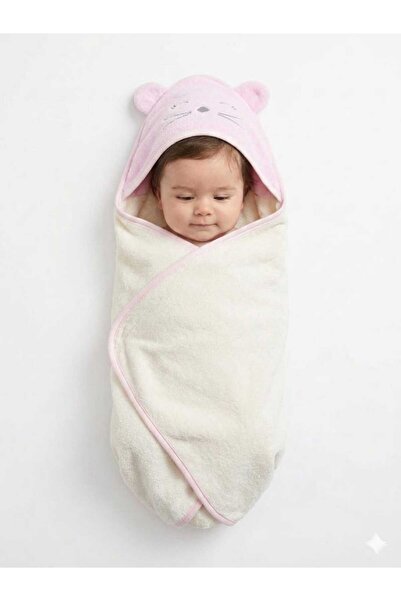 DAY BY DAY Newborn Baby Towel with Hood Suitable for Newborns to 9 Months Old