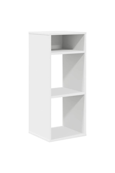 vidaxl Bibliotecă, alb, 34x31x80 cm, lemn prelucrat
