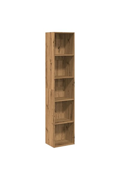 vidaxl Bibliotecă, stejar artizanal, 40x30x189 cm, lemn prelucrat