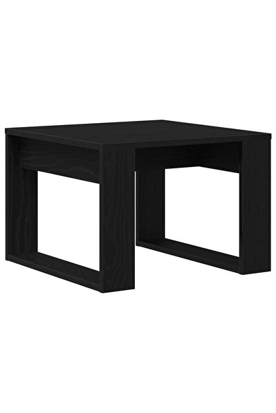 vidaxl Masă de cafea Stejar Negru 50 x 50 x 35 cm Lemn compozit