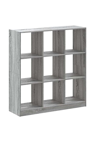 vidaxl Bibliotecă, gri sonoma, 102 x 32 x 108 cm, lemn prelucrat