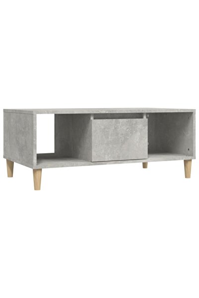 vidaxl Măsuță de cafea, gri beton, 90x50x36,5 cm, lemn prelucrat