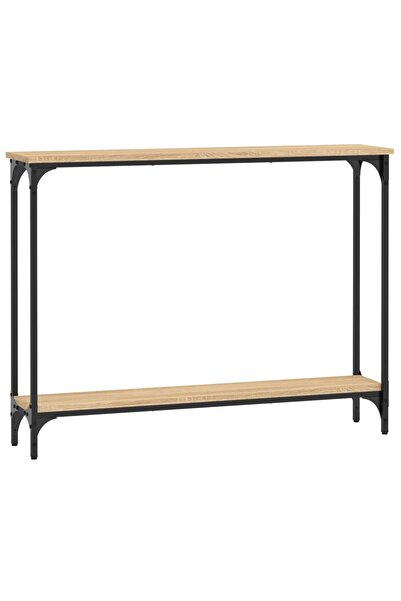 vidaxl Măsuță consolă, stejar sonoma, 100x22,5x75 cm, lemn prelucrat
