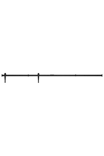 vidaxl Set mini de glisare pentru uși de dulap, oțel carbon, 200 cm