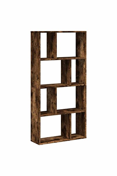 vidaxl Bibliotecă, stejar fumuriu, 72x20x120,5 cm, lemn prelucrat